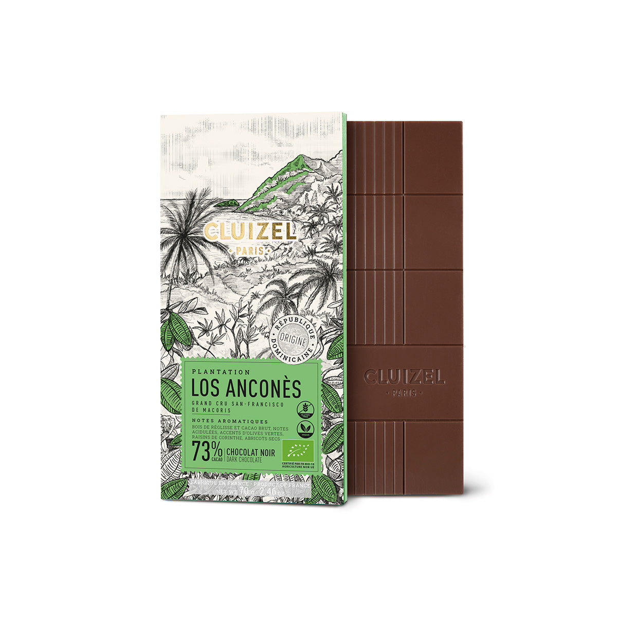 Michel Cluizel Los Ancones Bio Noir 73%, 70g