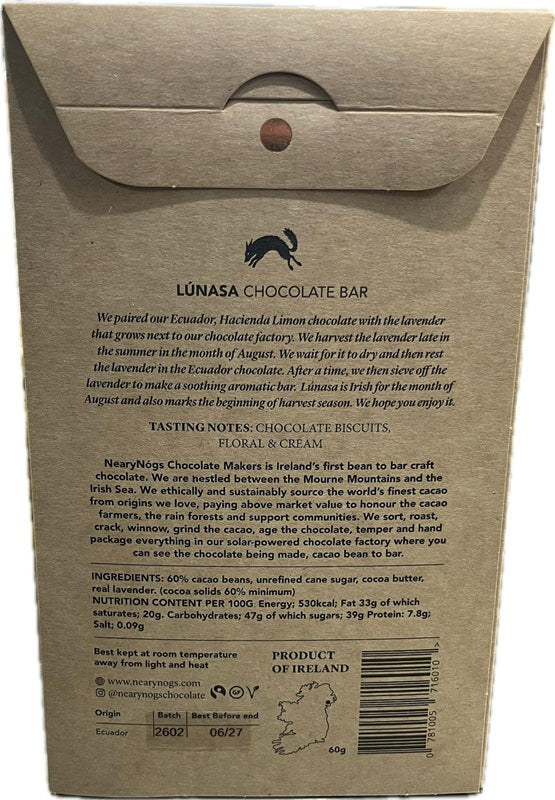 NearyNógs Lúnasa Lavender 60%, 60g