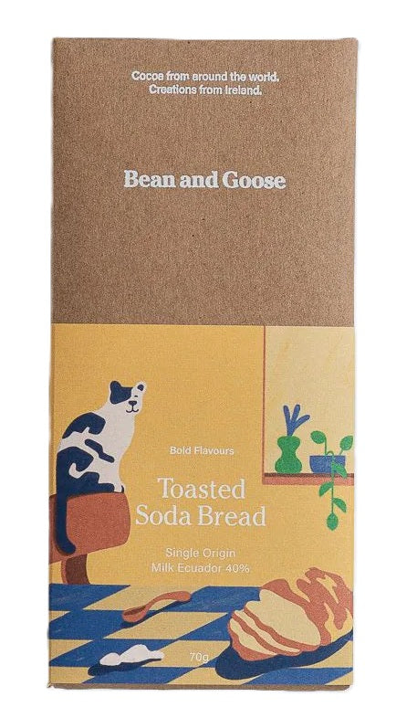 Bean and Goose Toasted Soda Bread 40%, 70g