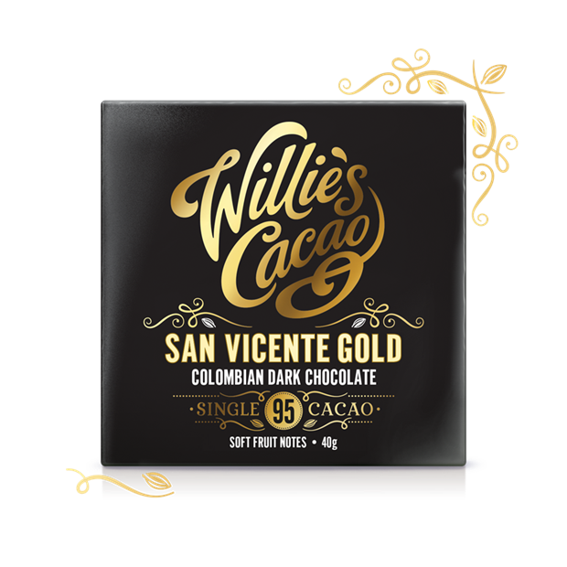 Willie's Cacao San Vicente Gold 95%, 40g