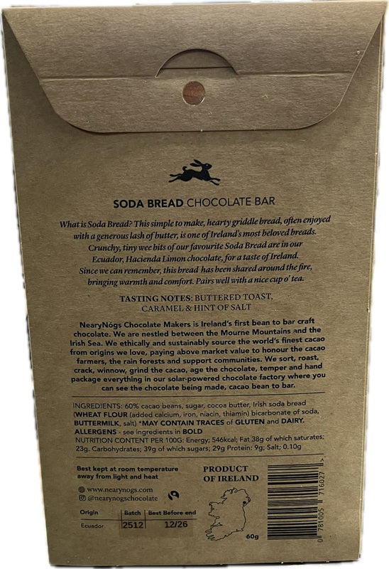 NearyNógs Irish Soda Bread 60%, 60g