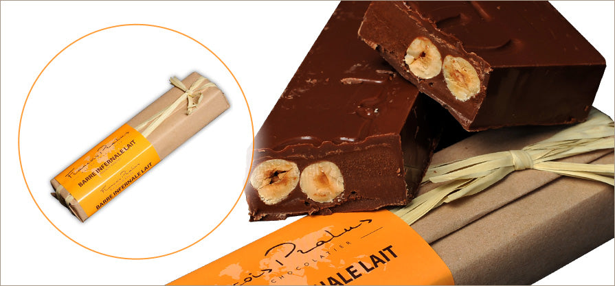 Pralus Barre Infernale Milk, 160g