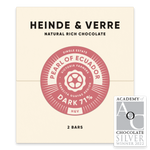 Heinde & Verre Pearl of Ecuador 71% Dark Chocolate, 70g