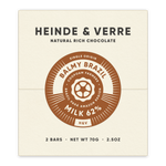 Heinde & Verre Balmy Brazil, 62% Dark Milk Chocolate, 70g