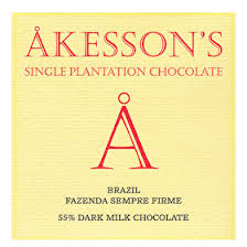Akesson’s 55% Cocoa Brazil Dark Milk Chocolate, 60g