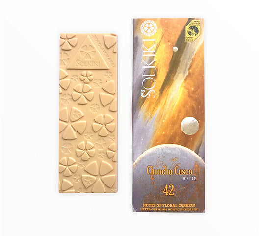 Solkiki Sparkling Ginger Beer 42%, Dairy-free White Chocolate, 56g