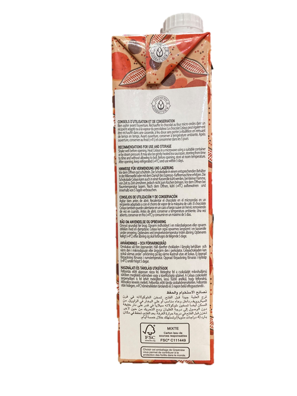 Valrhona Celaya Liquid Hot Chocolate, 1L