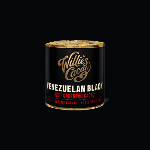 Willie's Cacao 100% Cylinder - Venezuelan Black Carenero, 180g