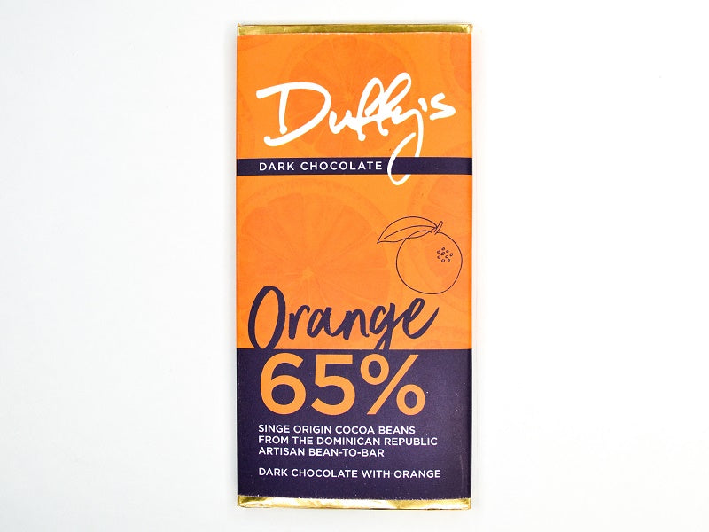 Duffy's 65% Dark Chocolate with Orange, 60g