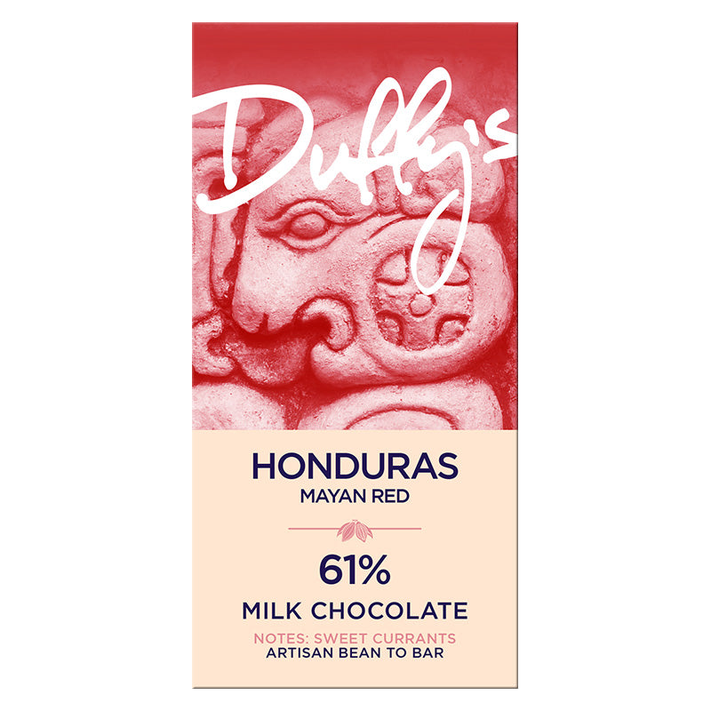 Duffy's Honduras Mayan Red Milk 61% Dark Milk Chocolate, 60g
