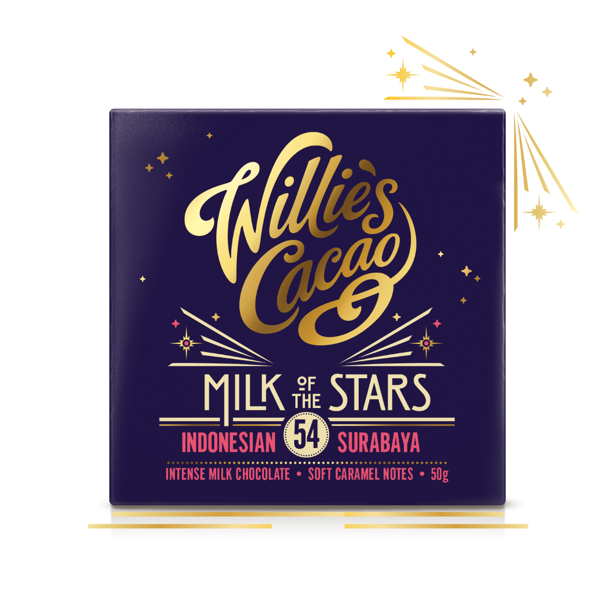 Willies's Cacao Milk of the Stars, 54% Milk Chocolate, 50g