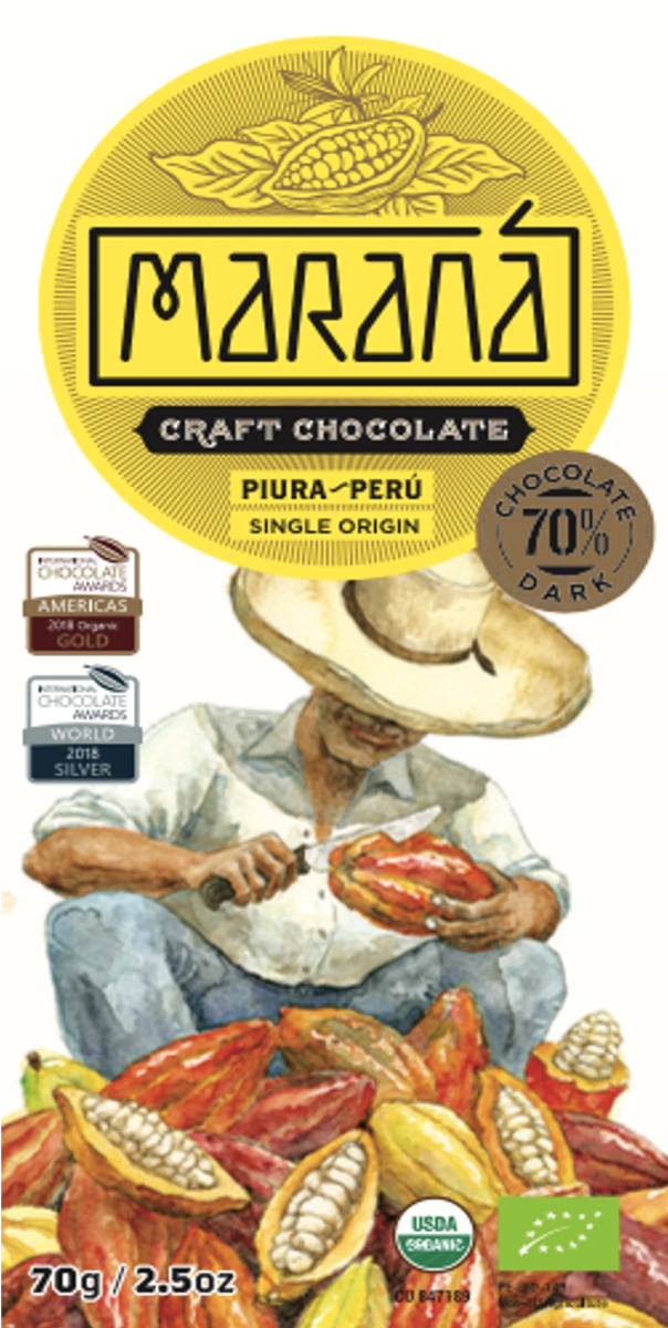 Maraná Piura 70%, 70g