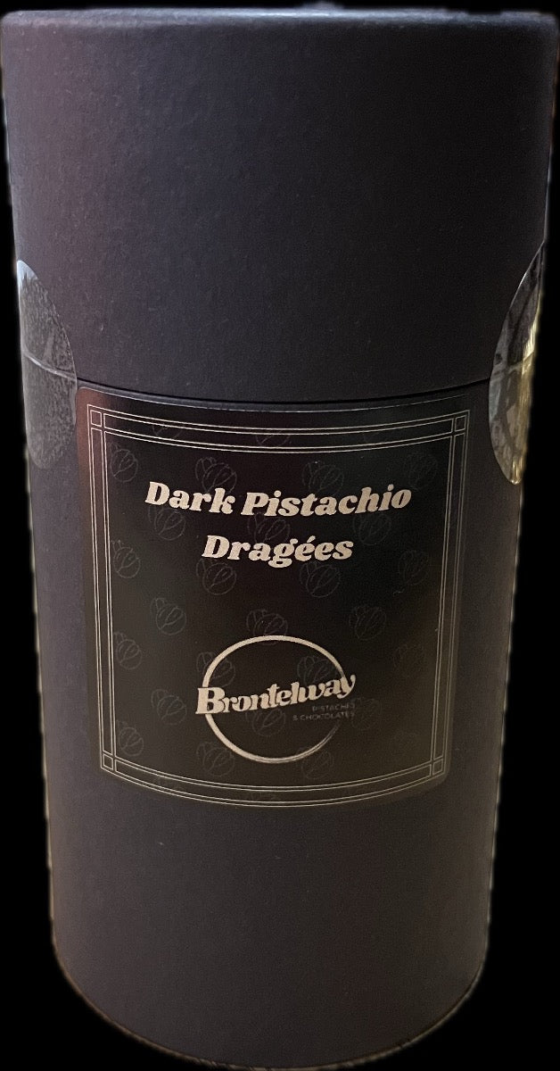 Brontelway Dark Chocolate Pistachio Dragées, 110g Tube