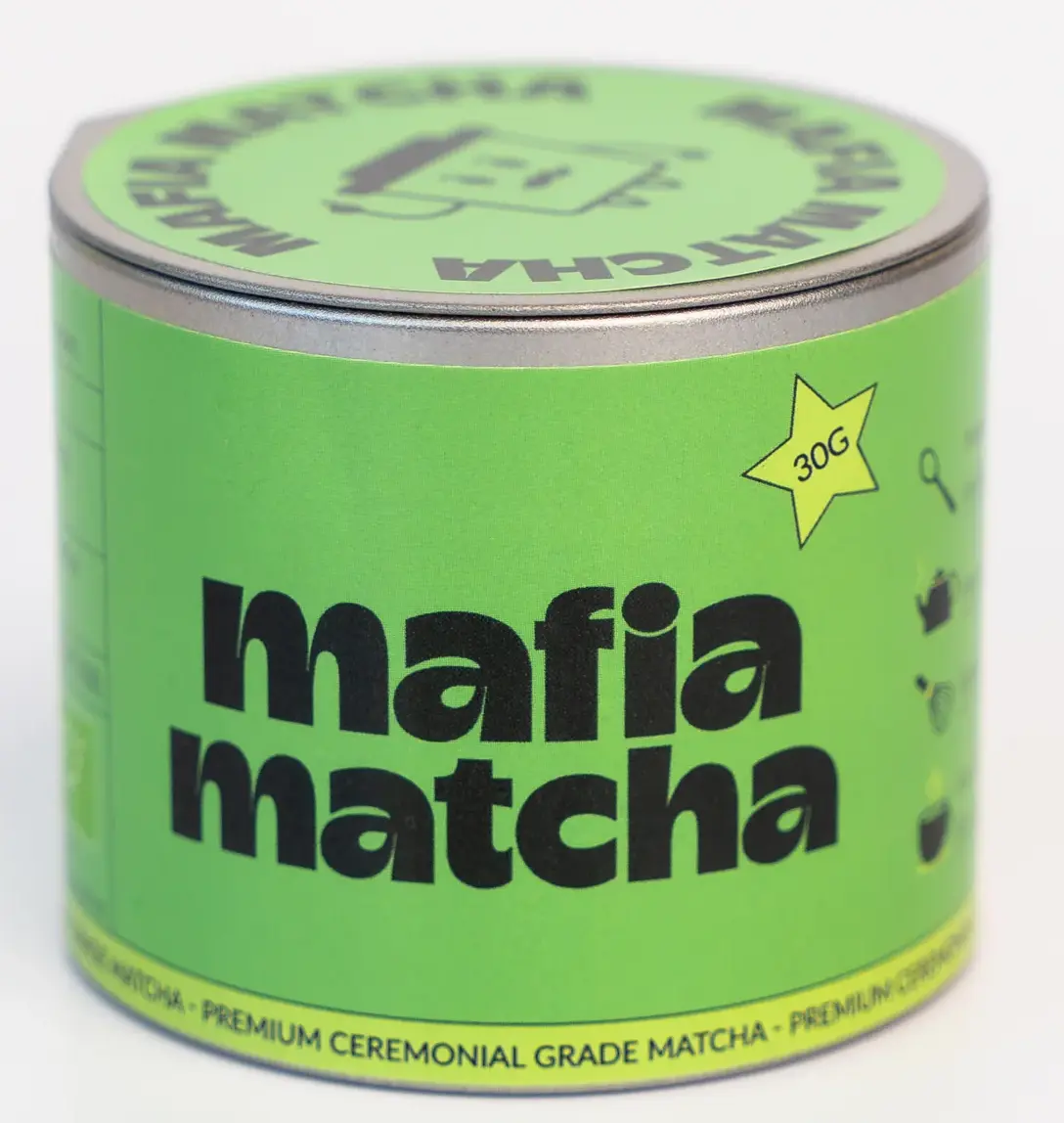 Mafia Matcha Ceremonial-grade Matcha Powder, 30g Tin