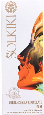 Solkiki Milkless Milk, 49% Milk Chocolate, 56g