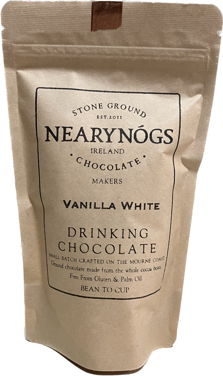 NearyNógs Drinking Chocolate Vanilla White, 200g