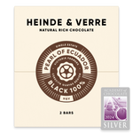 Heinde & Verre Pearl of Ecuador 100% Dark Chocolate, 70g