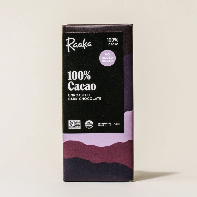 Raaka 100% Cacao, 50g