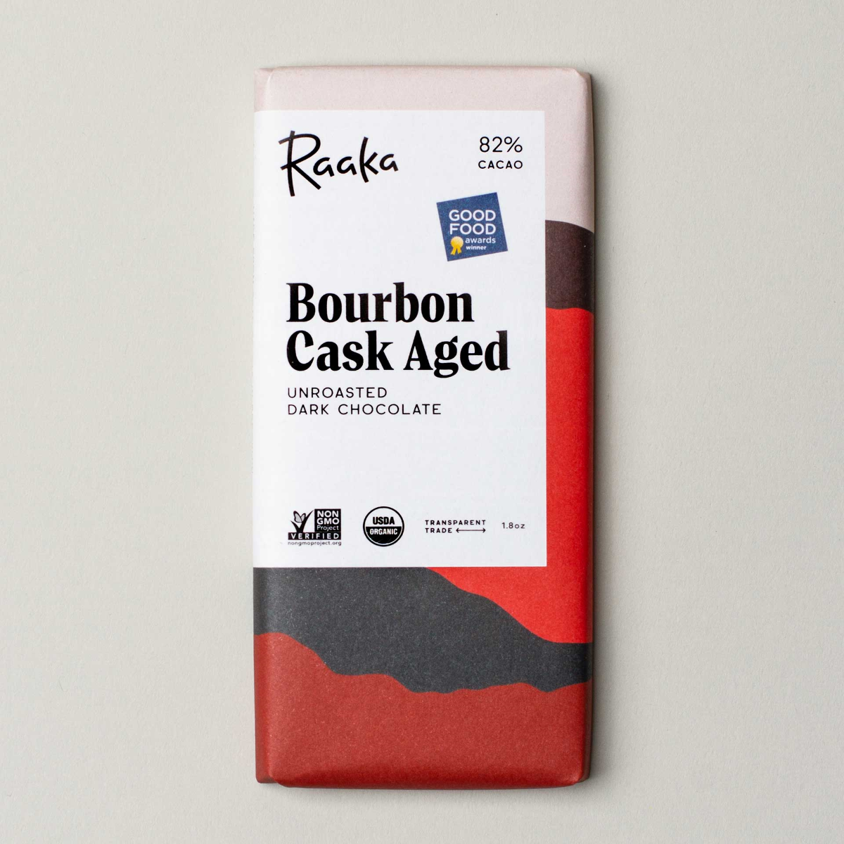 Raaka Bourbon Cask Aged 82%, 50g