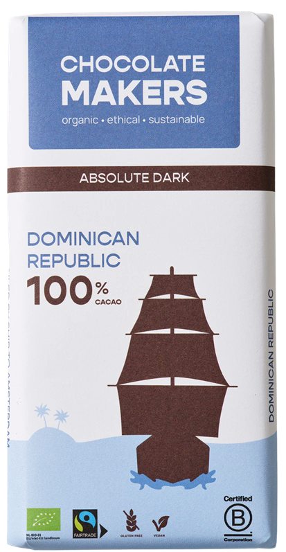 Chocolate Makers Dominican Republic 100%, 90g
