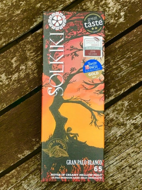 Solkiki Gran Palo Blanco 65, 65% Dark Milk Chocolate, 56g