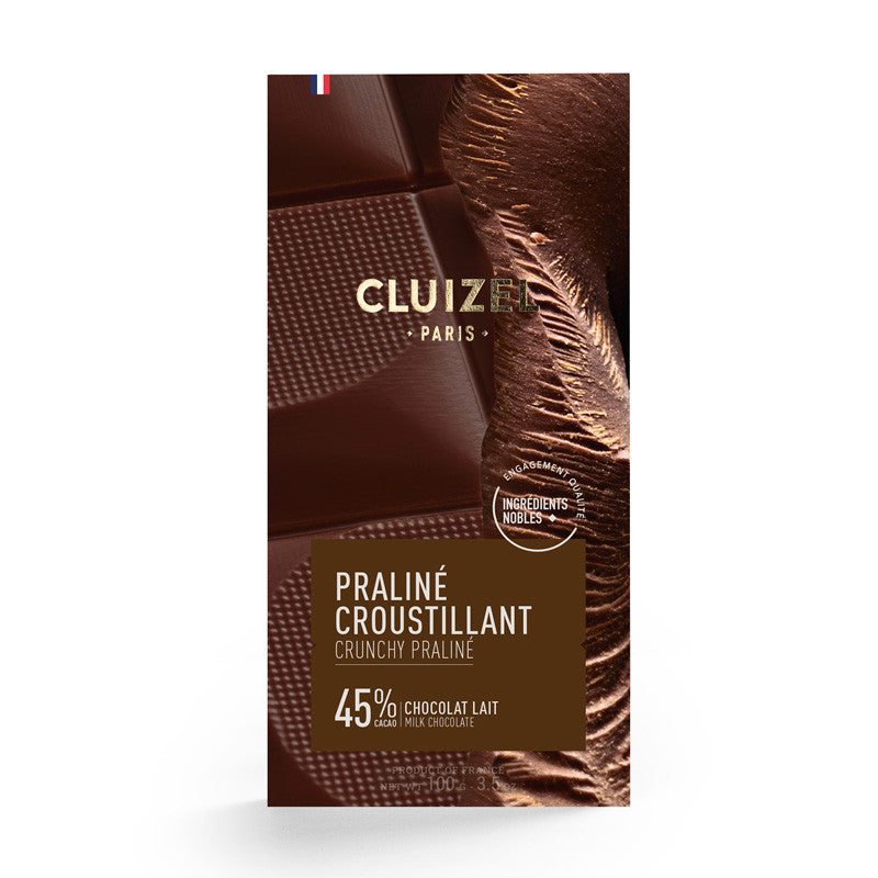 Cluizel Crunchy Praliné 45%, 100g