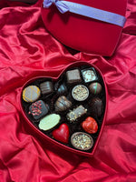 Red Velvet Heart Valentine's Chocolates