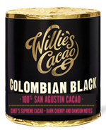 Willie's Cacao 100% Cylinder - Colombian Black San Agustin, 180g