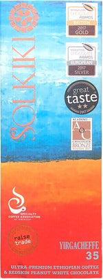 Solkiki Yirgacheffe 35%, Peanut White Chocolate with Coffee, 56g