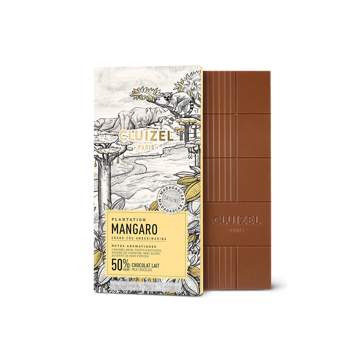 Michel Cluizel Chocolate - Mangaro Lait, 50% Cocoa, 70g Bar