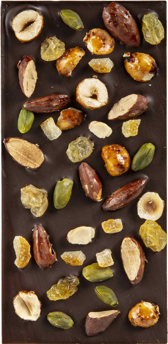 Michel Cluizel Mendiant Bar, 72% cocoa, 100g