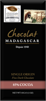 Chocolat Madagascar 85% Organic Madagascar Chocolate, 80g