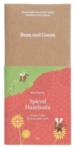 Bean and Goose Spiced Hazelnuts 62%, 70g