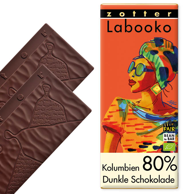 Zotter Colombia 80%, 70g