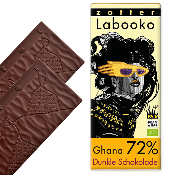 Zotter Ghana 72%, 70g