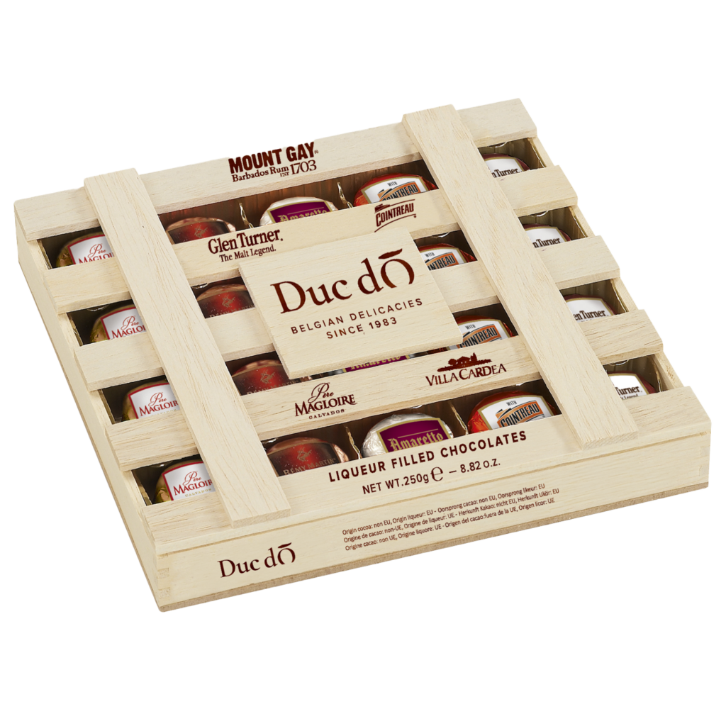Duc d'O Chocolate Liqueurs, 250g Gift Box