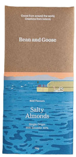 Bean and Goose Salty Almonds 40%, 70g