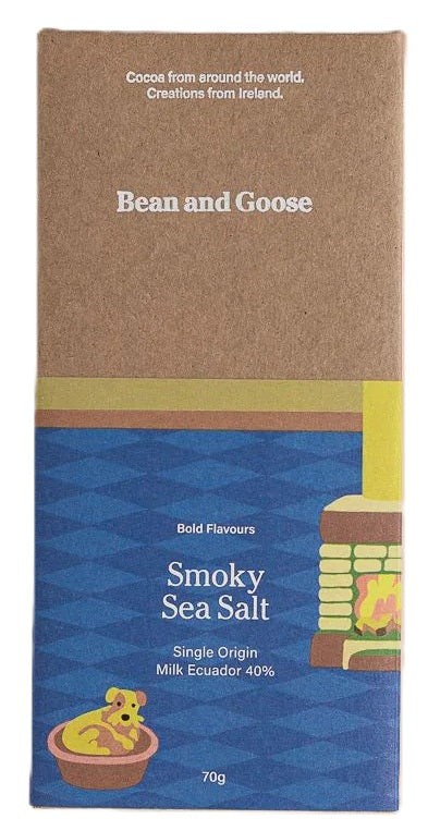 Bean and Goose Smoky Sea Salt 40%, 70g