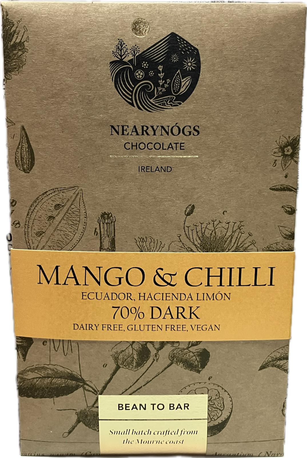 NearyNógs Mango & Chilli 70%, 60g