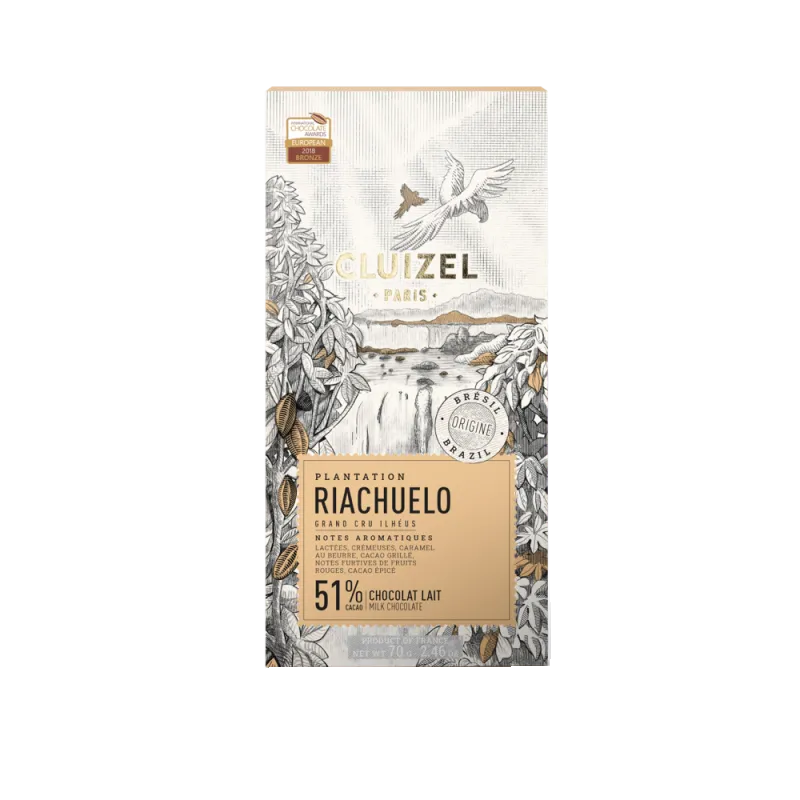 Cluizel Riachuelo Milk 51%, 70g