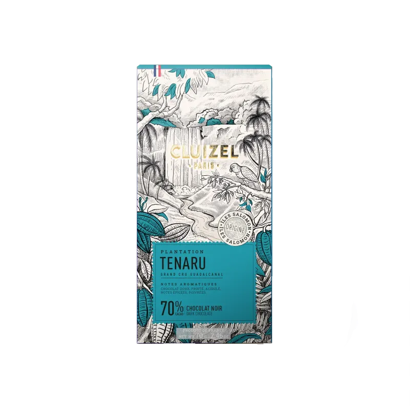 Cluizel Tenaru Dark 70%, 70g