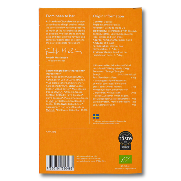 Standout Uganda Semuliki Forest 100%, 50g