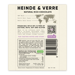 Heinde & Verre Vegan Noble Bali, 55% Vegan Mylk Chocolate, 70g
