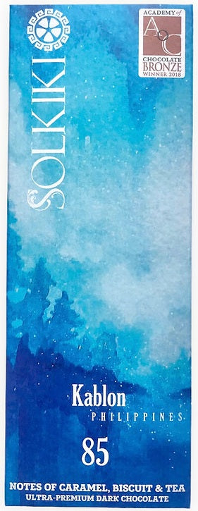 Solkiki Kablon 85, 85% Dark Chocolate, 56g