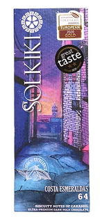Solkiki Costa Esmeraldas 64, 64% Dark Milk Chocolate, 56g