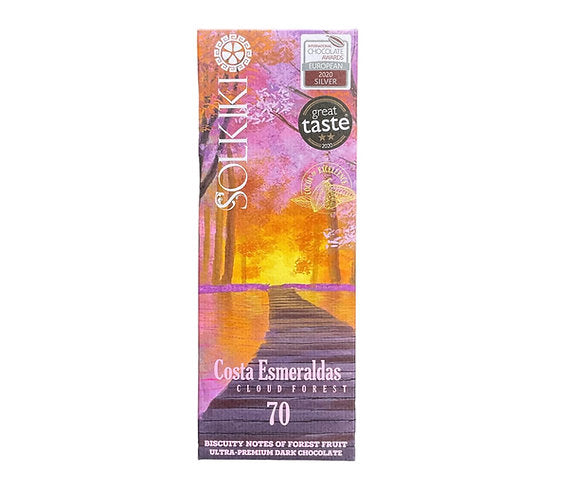 Solkiki Costa Esmeraldas 70, 70% Dark Chocolate, 56g