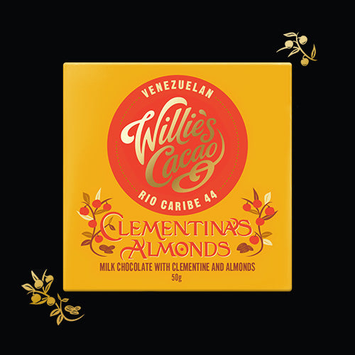 Willie's Cacao Clementina's Almonds 44%, 50g