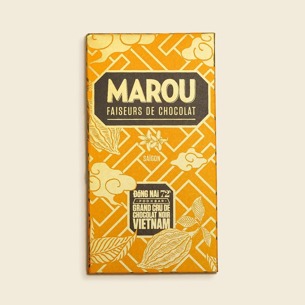 Marou Ɖống Nai 72%, 80g