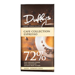 Duffy's Espresso 72% Coffee Dark Chocolate, 60g