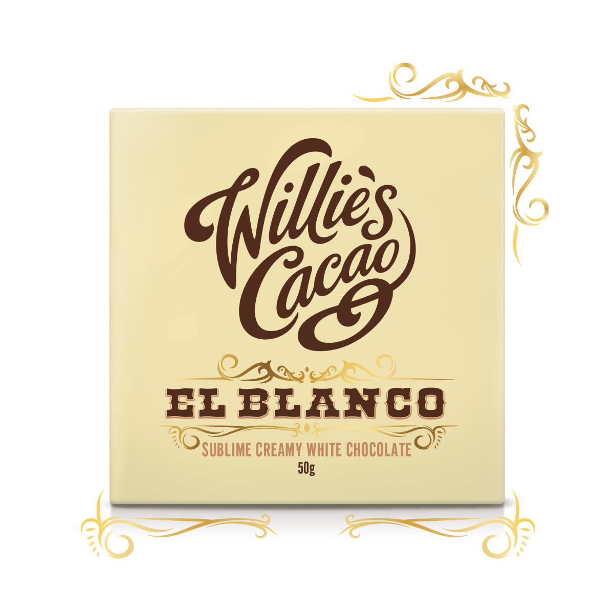 Willie's Cacao El Blanco, 36% White Chocolate, 50g